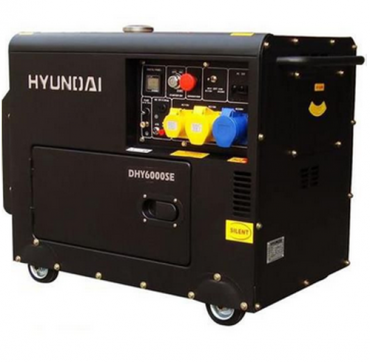 Máy phát điện HYUNDAI chạy bằng dầu Diesel DHY 6000SE