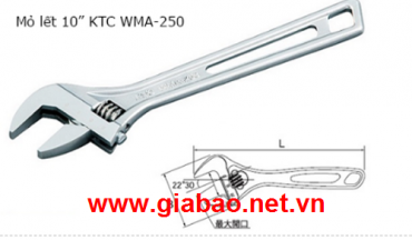 Mỏ lết có điều chỉnh 10" KTC WMA-250