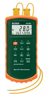 Máy đo nhiệt độ tiếp xúc kiểu K, J Extech 421502