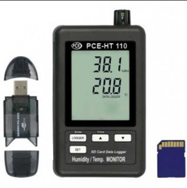 Thiết bị đo và ghi nhiệt độ, độ ẩm PCE-HT 110