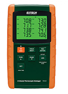 Bộ ghi dữ liệu nhiệt độ Extech TM500