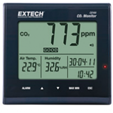 Máy đo khí CO2, nhiệt độ, độ ẩm trong nhà Extech CO100