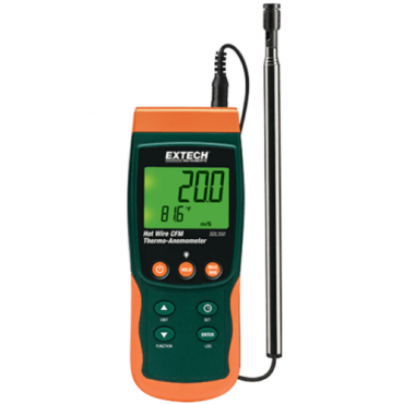Máy đo lưu lượng, tốc độ gió, đo nhiệt độ Extech SDL350