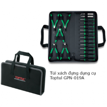 Bộ túi dụng cụ 19 chi tiết Toptul GPN-019A