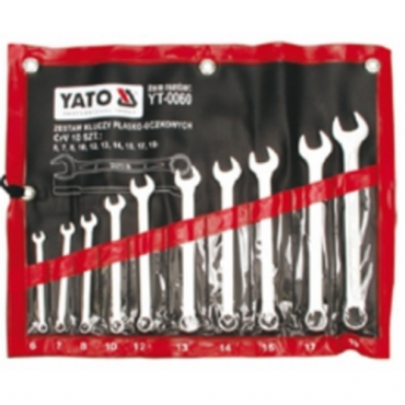 Bộ cờ lê vòng miệng cao cấp YATO 10 chi tiết 6-19mm YT-0060